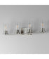 Livingston 4-Light Bath Vanity Satin Nickel