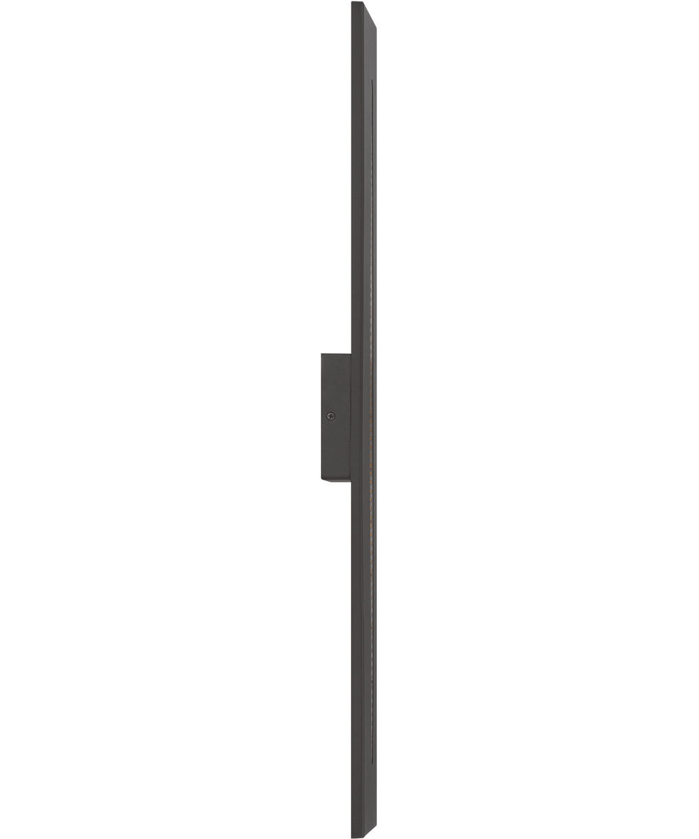 Profiled 1-Light Outdoor Lighting Textured Black