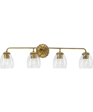 Quillan 4-Light Transitional Bath & Vanity Light Gold Ombre