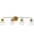 Quillan 4-Light Transitional Bath & Vanity Light Gold Ombre