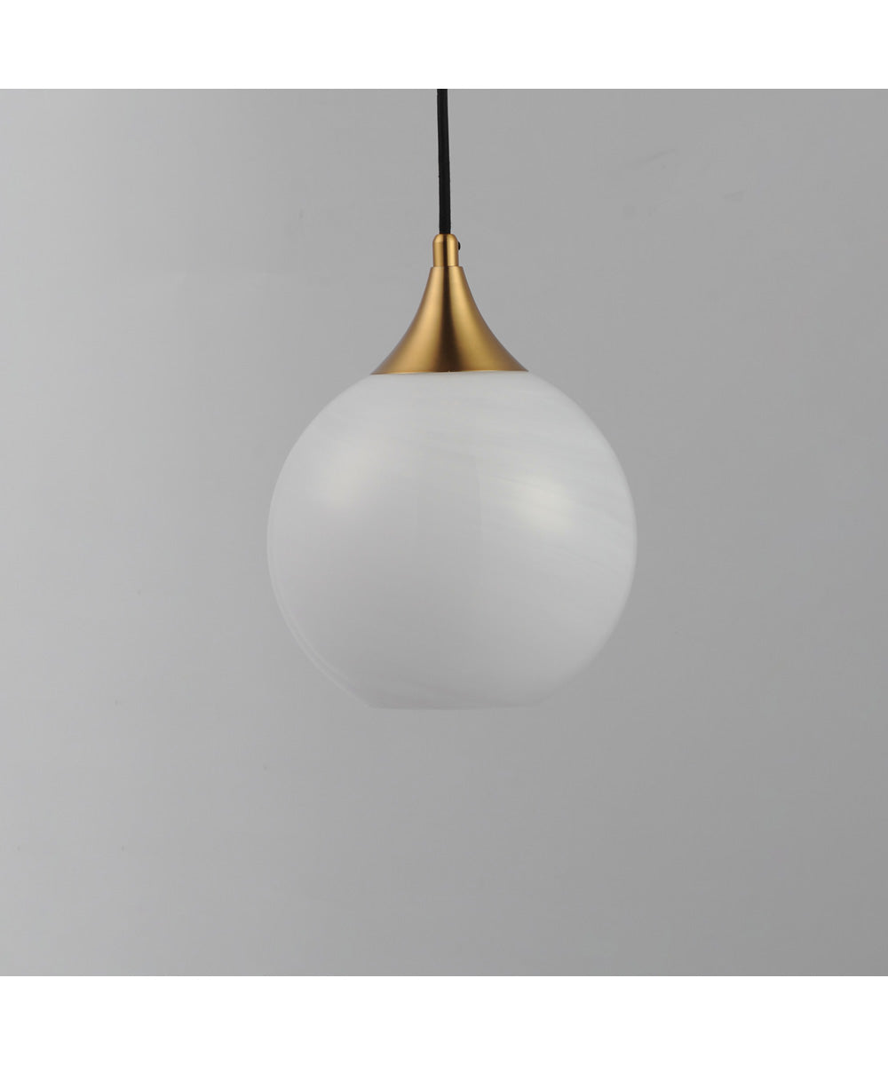 Neve Single Pendant Natural Aged Brass