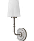 McKenna 1-Light Medium Single Light Sconce in Antique Nickel
