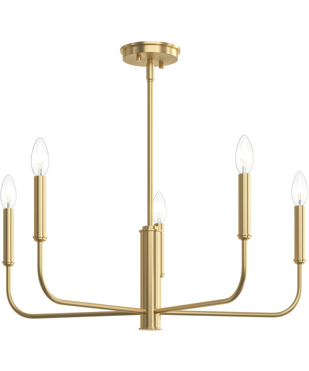 Reines 5-Light Medium Chandelier Brushed Gold