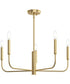 Reines 5-Light Medium Chandelier Brushed Gold
