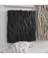 Gathered Teak Square Black Wood Wall Decor