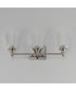 Julip 3-Light Bath Vanity Satin Nickel