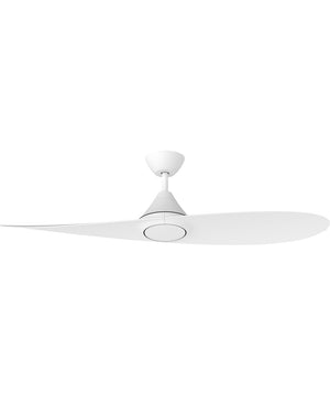 Surf 56 inch 2-Blade Marine Grade Fan w LED Matte White