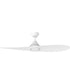 Surf 56 inch 2-Blade Marine Grade Fan w LED Matte White