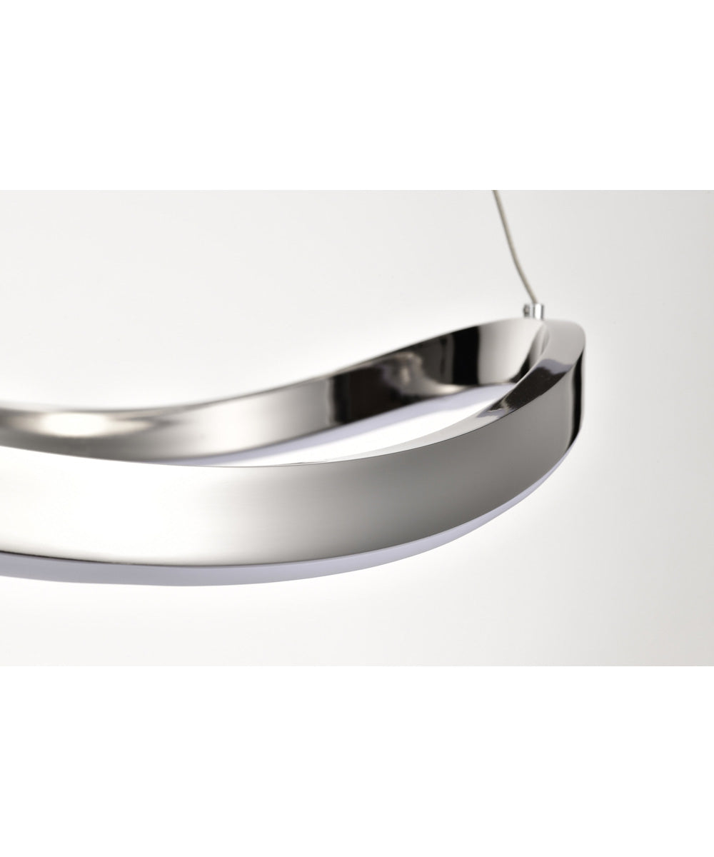 Sylas  Pendant Polished Nickel