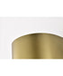 Teagon 1-Light Vanity & Wall Natural Brass