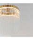 Jolie 11 inch LED Pendant Natural Aged Brass