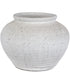 Floreana Round White Vase
