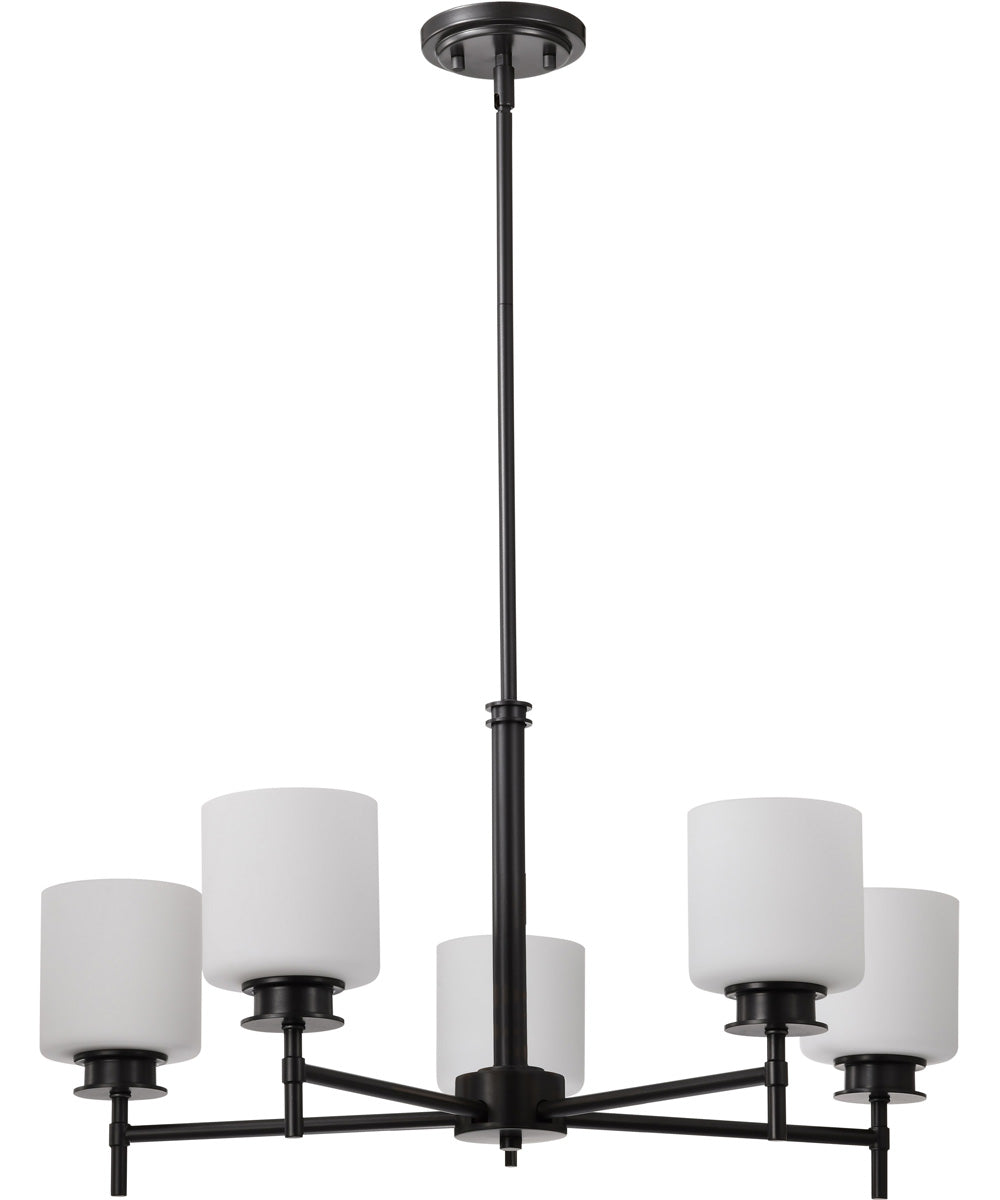Warren 5-Light Chandelier Gun Metal