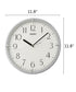 OPEN BOX Wall Clock Kuota Silver