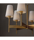 Leland 6-Light Chandelier Aged Brass
