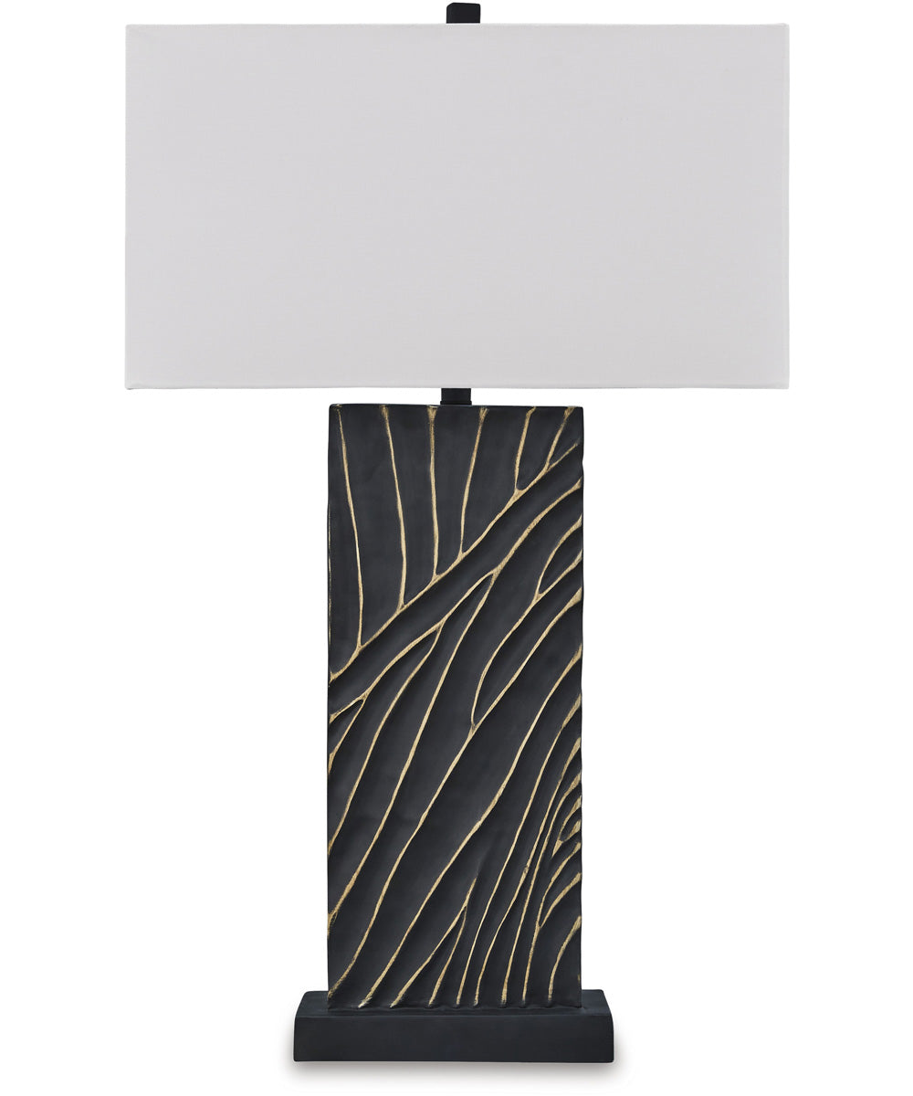 Bartlen Poly Table Lamp Black/Gold