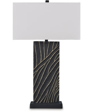 Bartlen Poly Table Lamp Black/Gold