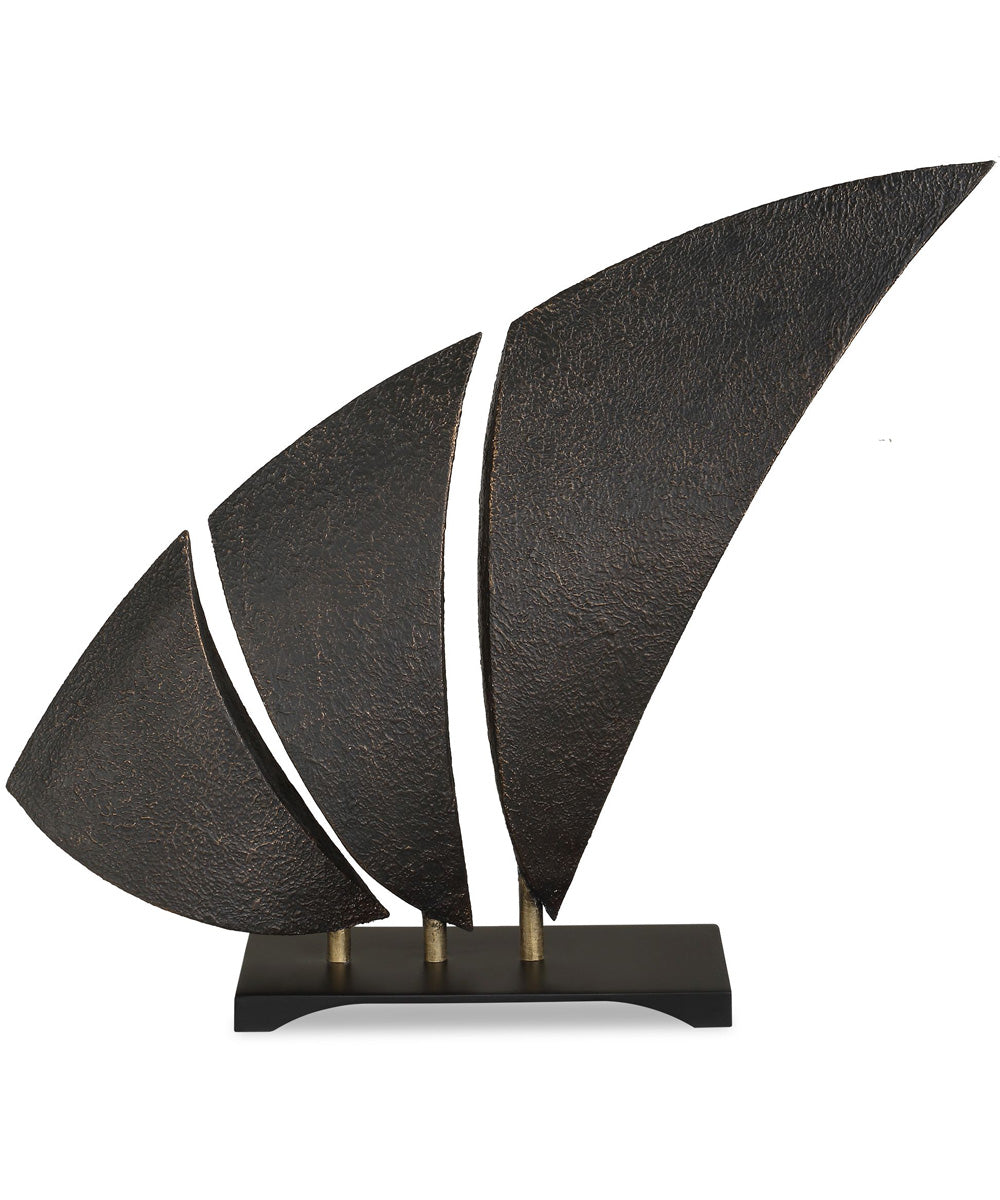 Wind Crest Dark Bronze Sculpture