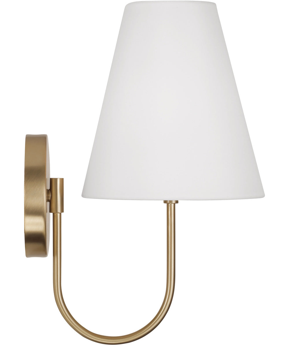 Julia 1-Light Sconce Matte Brass