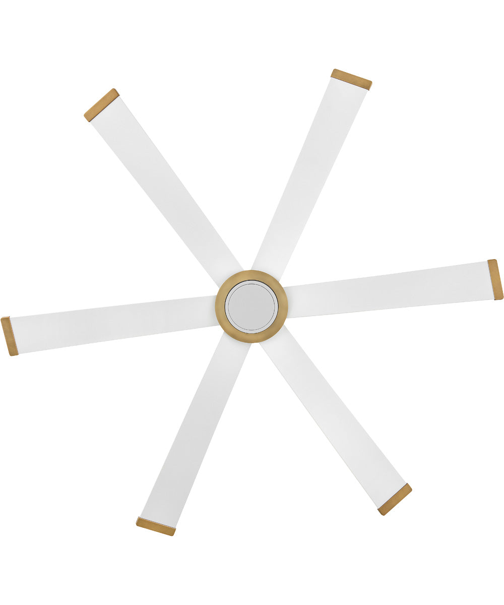 Andros 64" LED Smart Fan Matte White