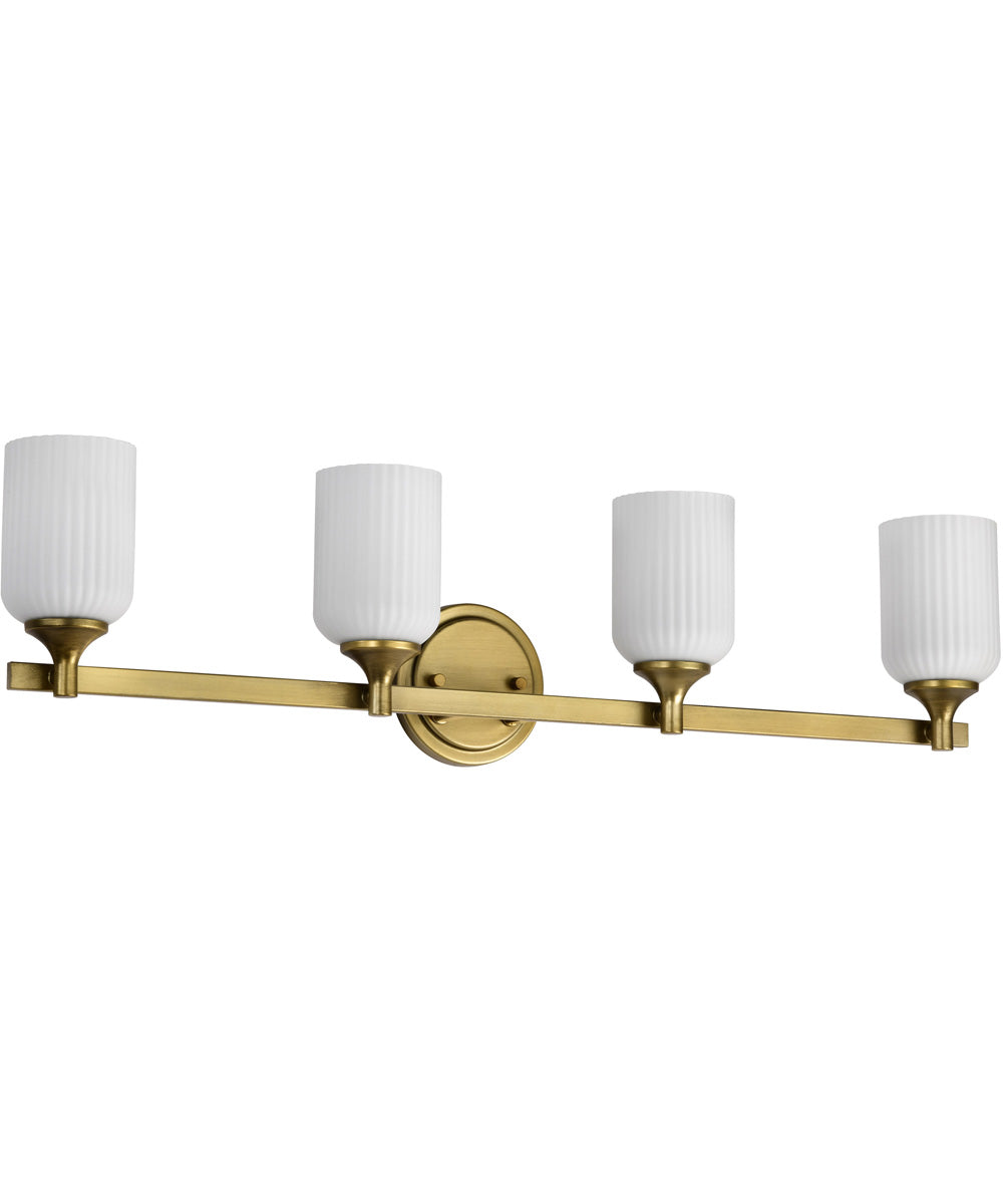 Solara 4-Light Vanity & Wall Natural Brass