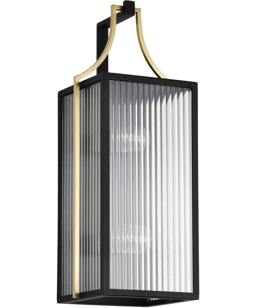 Holden 2-Light Outdoor Black / Gold