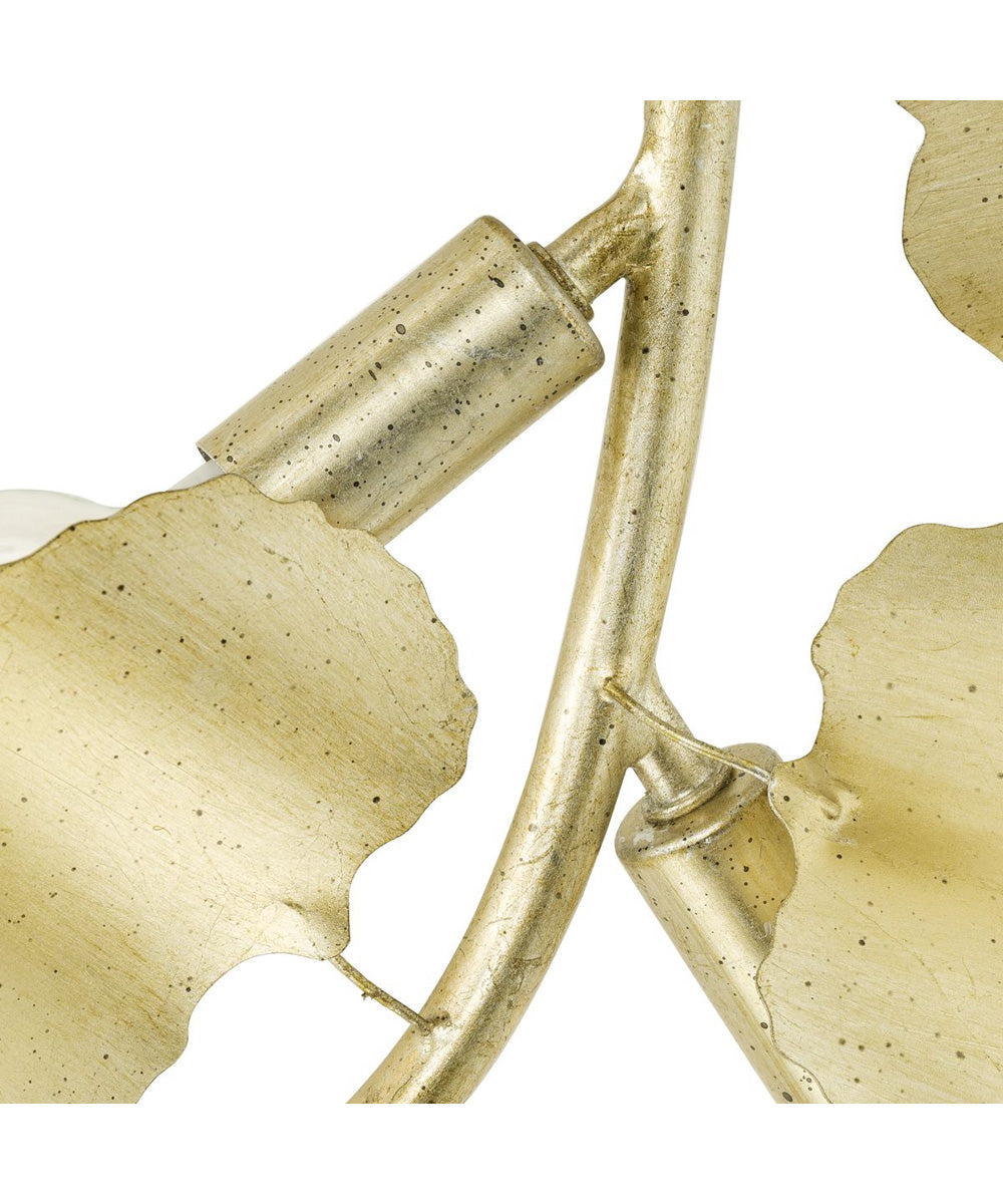 Laurel 4-Light Wall Bracket Gilded Silver