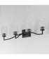 Rigata 4-Light Bath Vanity Black