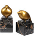 Golden Finch Bird Figurines Set of 2