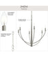 Jheni 6-Light Chandelier Brushed Nickel