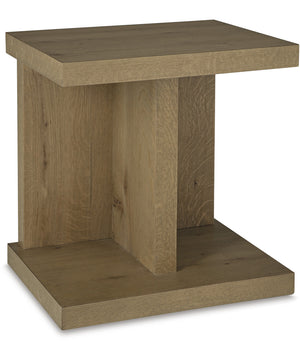 Brinstead Chair Side End Table Light Brown