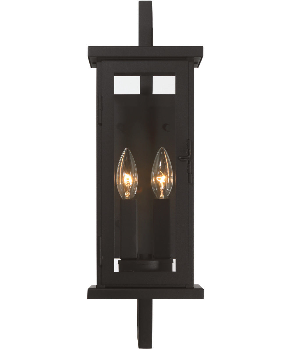 Jordan 2-Light Outdoor Lighting Textured Black