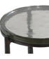 Eternity Iron & Glass Accent Table