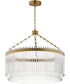 Jolie 24 inch LED Pendant Natural Aged Brass