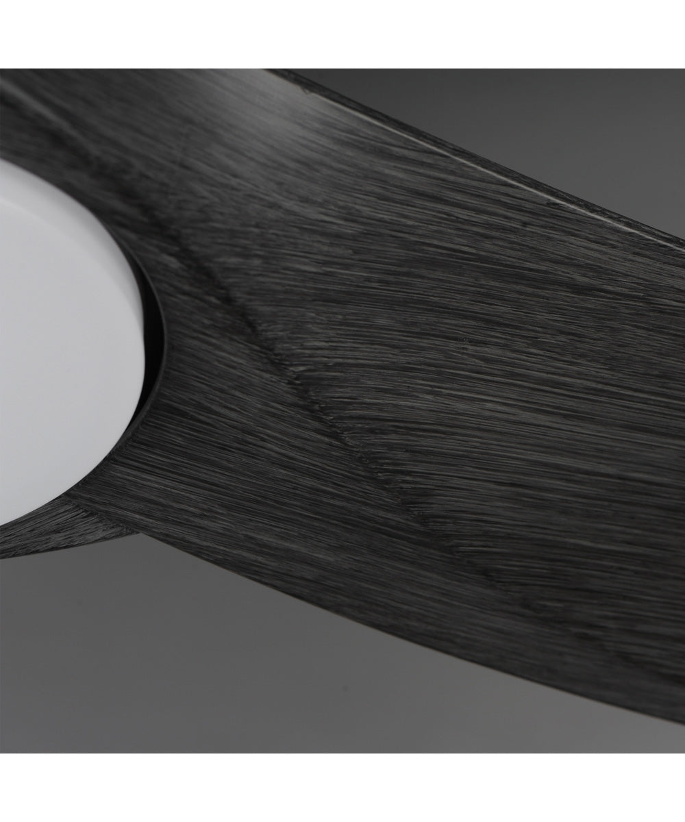 Drifter 52 inch Outdoor Fan w LED Charcoal / Grey Wood