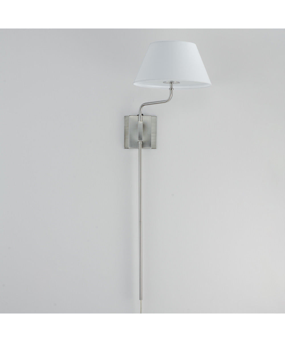 Dunbridge 1-Light Wall Sconce Polished Nickel