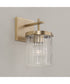 Vaughn 1-Light Sconce Aged Brass
