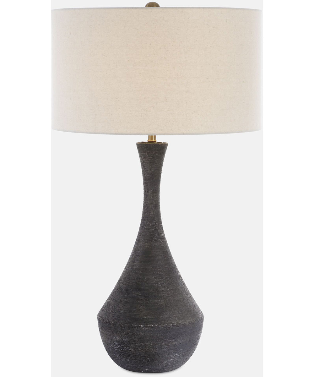 Helston Dark Charcoal Table Lamp