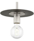 Trimble 1-Light Mini Pendant Brushed Nickel