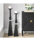 Ebon Glow Floor Candleholders Set of 2