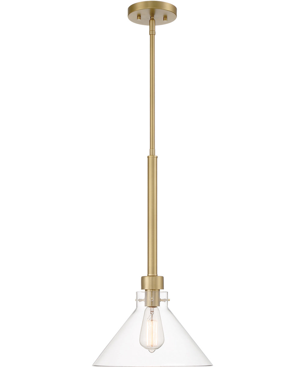 Willow Creek 1 Light Pendant Brushed Gold