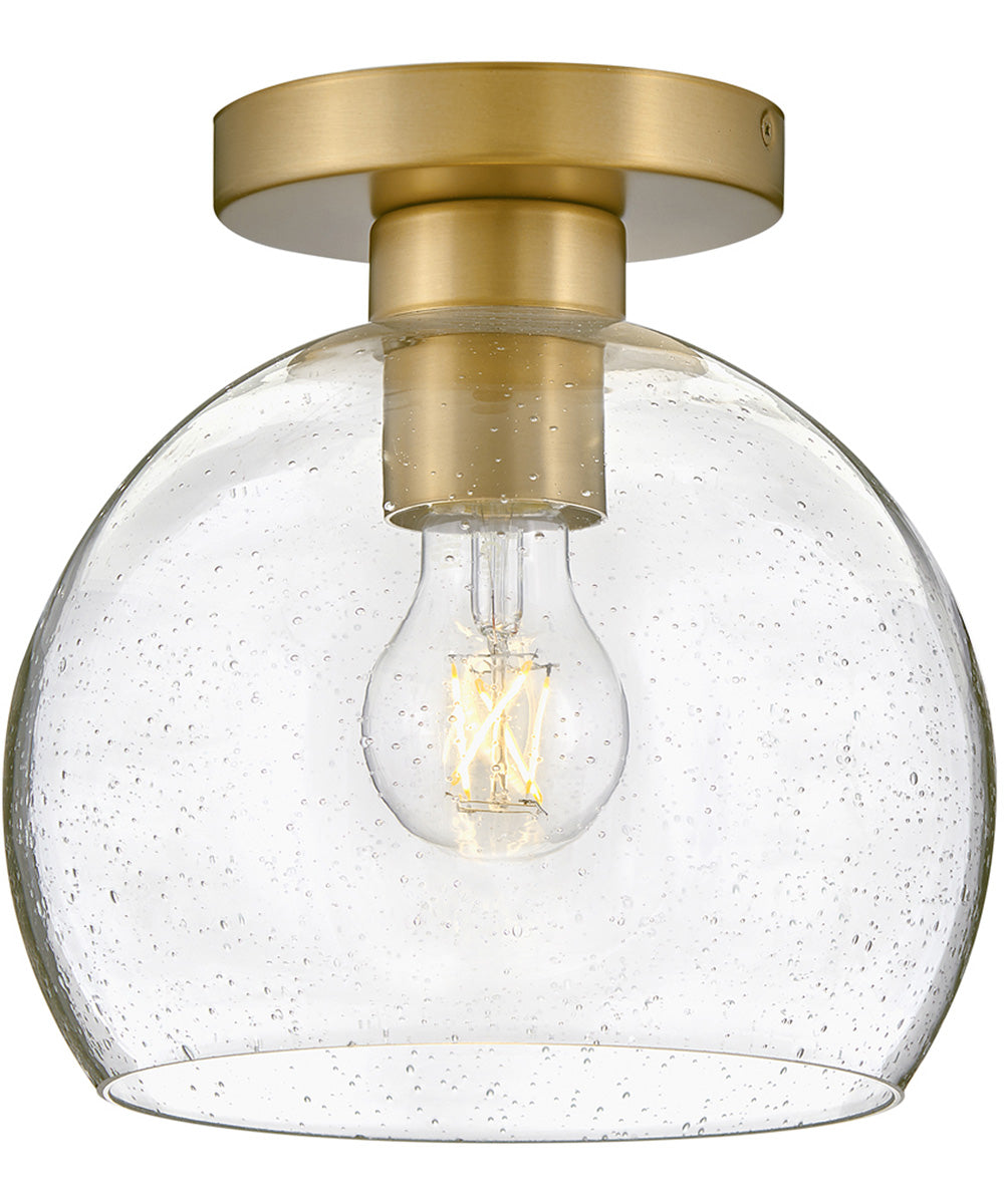 Rumi 1-Light Extra Small Flush Mount in Lacquered Brass