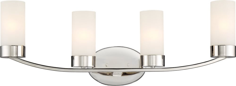 29"W Denver 4-Light Vanity & Wall Polished Nickel