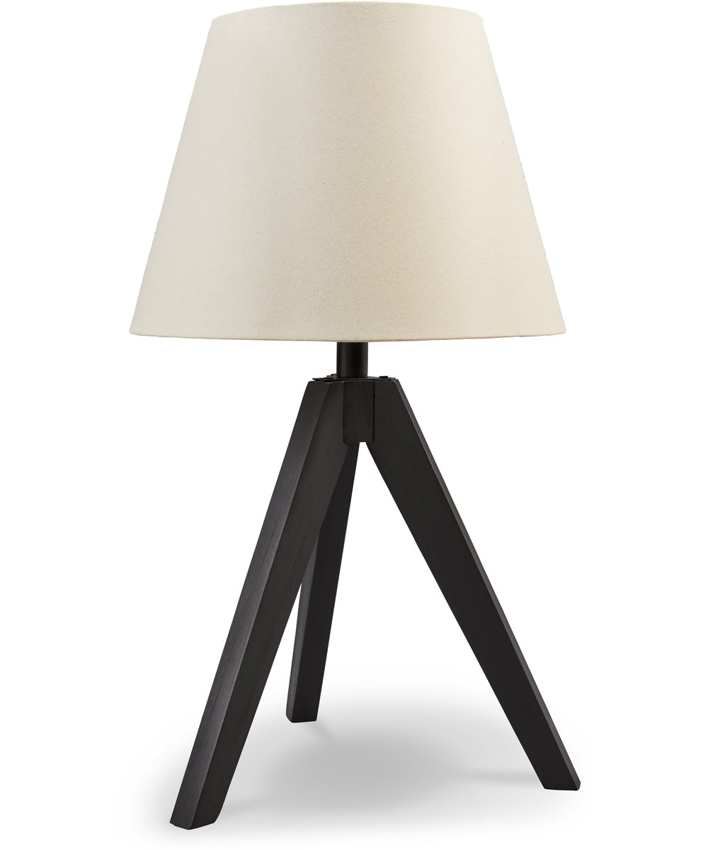 Laifland Wood Table Lamp Set of 2 Black