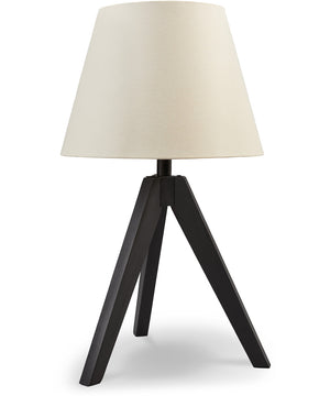 Laifland Wood Table Lamp Set of 2 Black