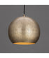 Aurelia 10 inch 1-Light Pendant Weathered Brass