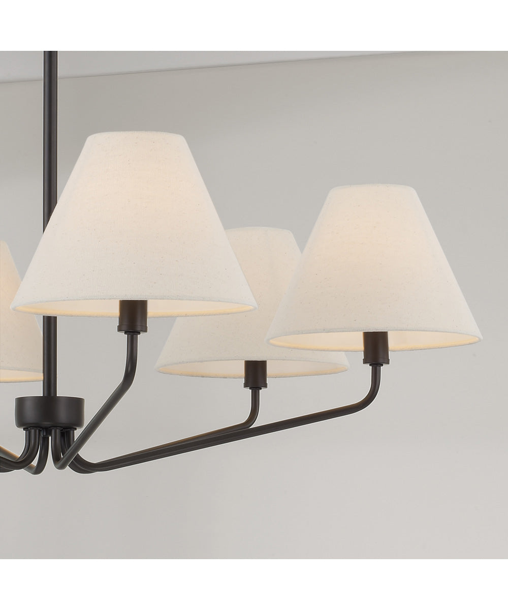 Chadwick 6-Light Chandelier Espresso