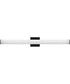 Phase 6.2 36 in. 5CCT Integrated LED Linear Vanity Light Black