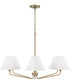Chadwick 6-Light Chandelier Aged Brass