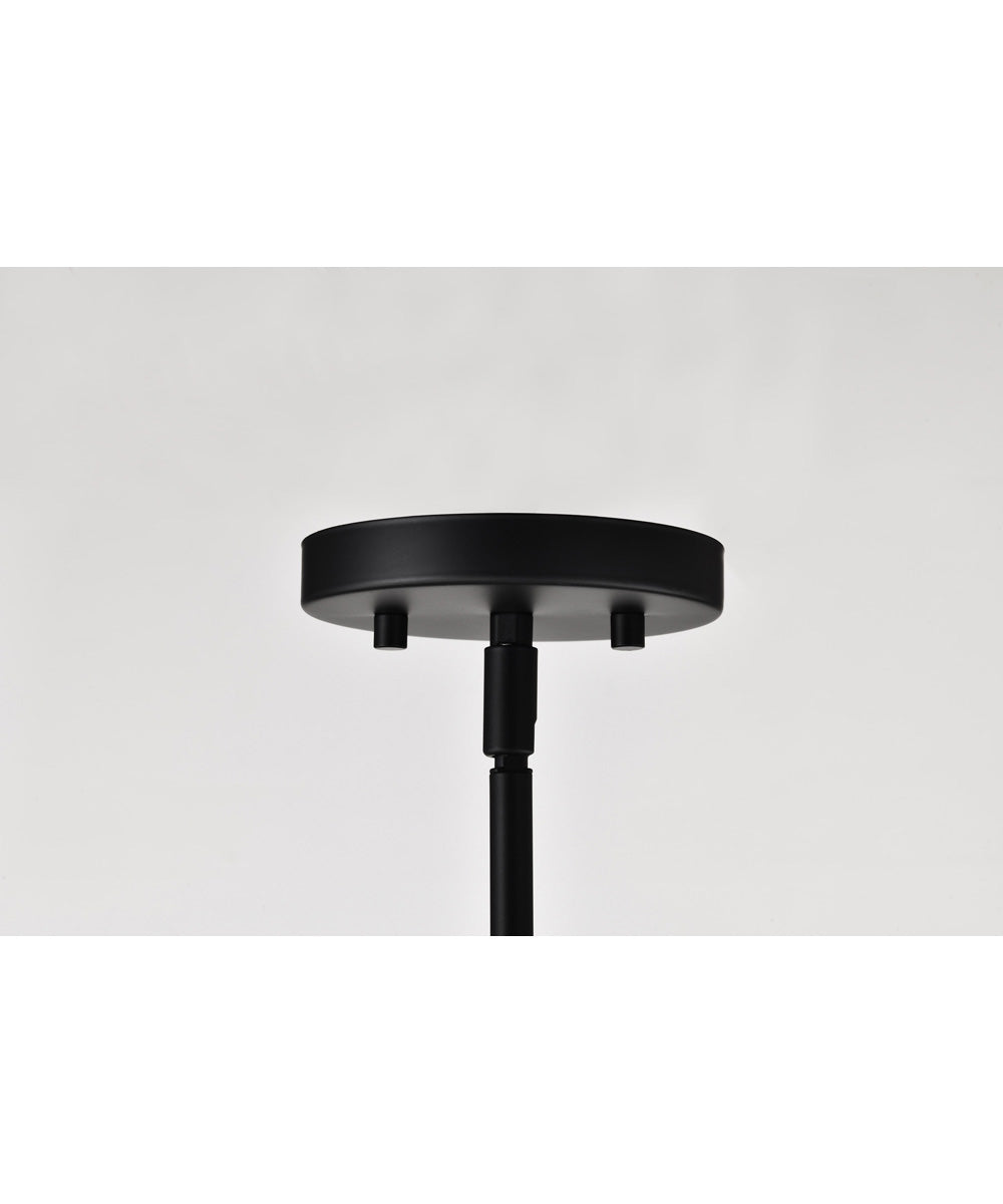 Solara 7-Light Chandelier Matte Black